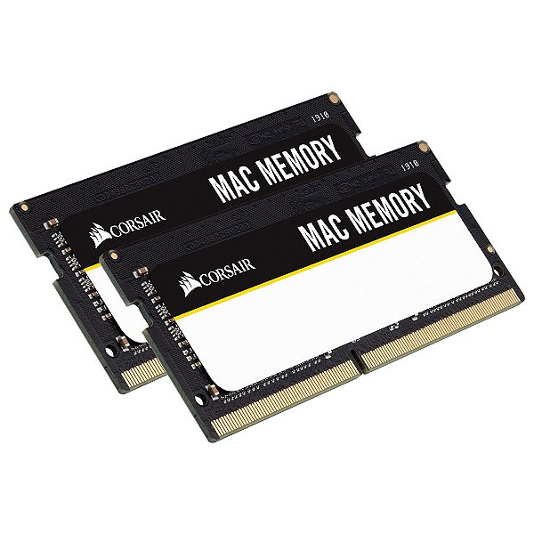 Memória Corsair Mac Memory 32GB (2x16GB) DDR4 2666MHz CL18 SO-DIMM - CMSA32GX4M2A2666C18