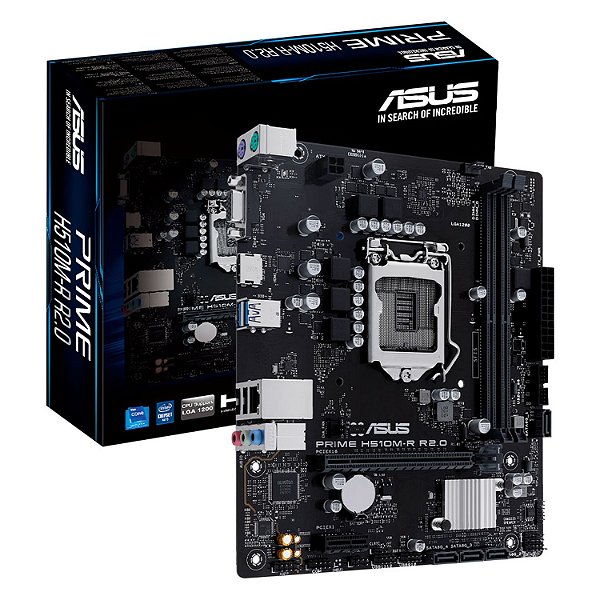 Placa Mãe Asus Prime H510M-R R2.0 Socket LGA 17200 Chipset Intel H470 DDR4 Micro