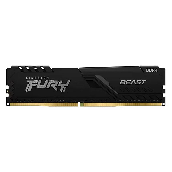 Memória RAM Kingston Fury Beast 16GB DDR4 3200 MHz - KF432C16BB - 16