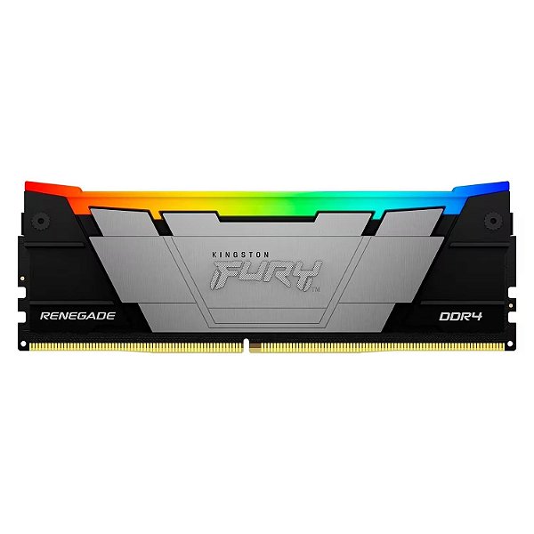 Memória RAM Kingston Fury Renegade RGB 8GB DDR4 3600 MHz - Preto KF436C16RB2A/8