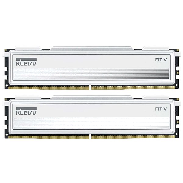 Memória RAM KLEVV FIT V 32GB (2x16GB) DDR5 6000 MHz C30 - KD5AGU880-60A300F