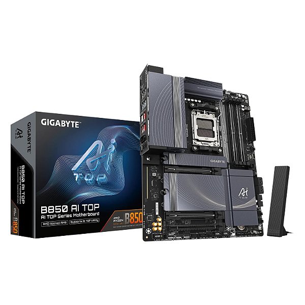 Placa Mãe Gigabyte B850 Ai Top DDR5 AM5 ATX