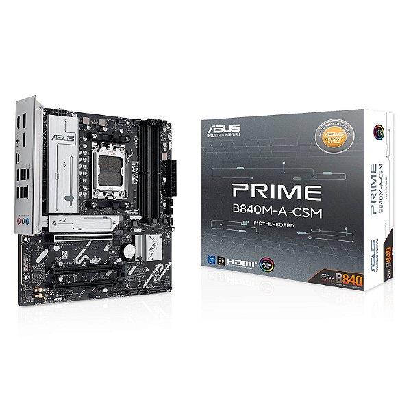 Placa Mãe ASUS Prime B840M-A-CSM DDR5 AM5 Micro-ATX