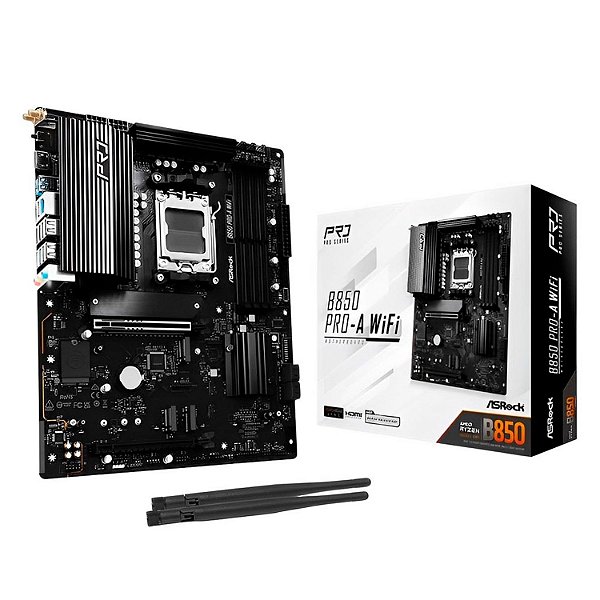 Placa Mãe Asrock B850 Pro-A DDR5 AM5 ATX