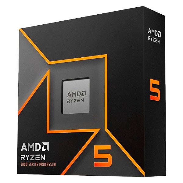 Processador AMD Ryzen 5 9600 "Zen 5" 3.8GHz/ 5.2GHz 6-Core 38MB AM5 - 100-100000718BOX