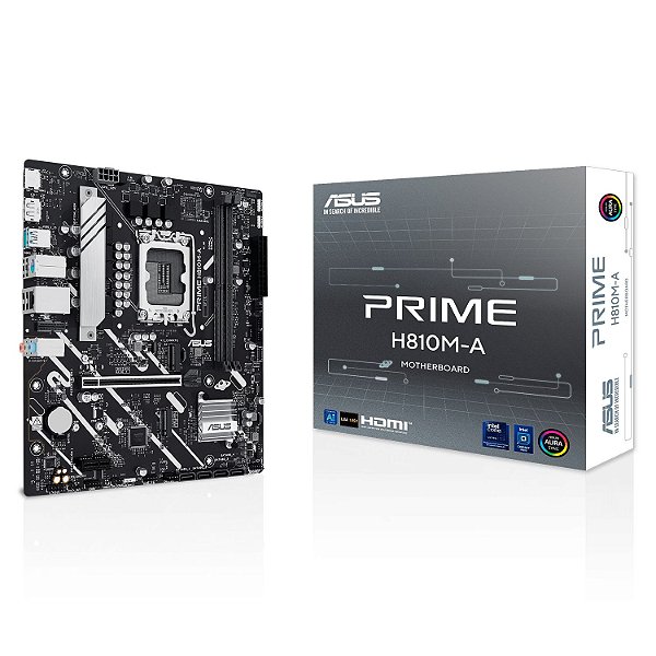 Placa Mãe ASUS Prime H810M-A DDR5 LGA 1851 Micro-ATX