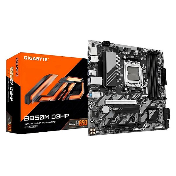 Placa Mãe Gigabyte B850M D3HP DDR5 AM5 Micro-ATX