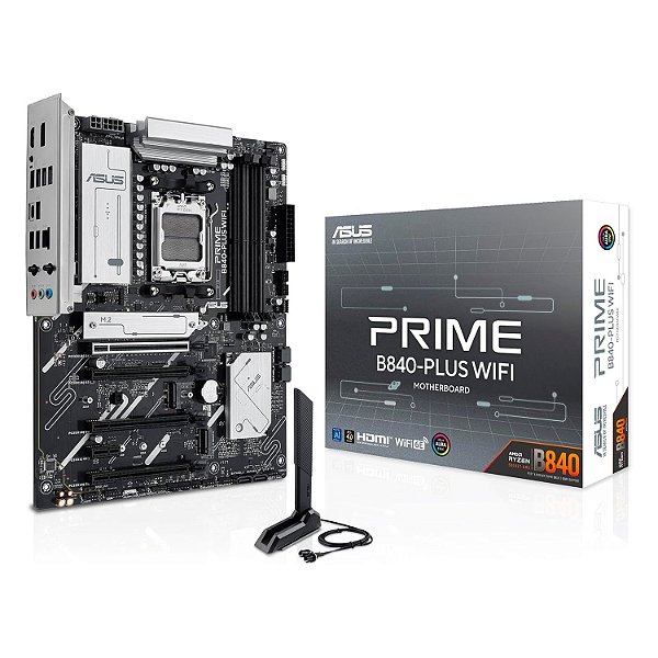 Placa Mãe ASUS Prime B840-PLUS WiFi DDR5 AM5 ATX