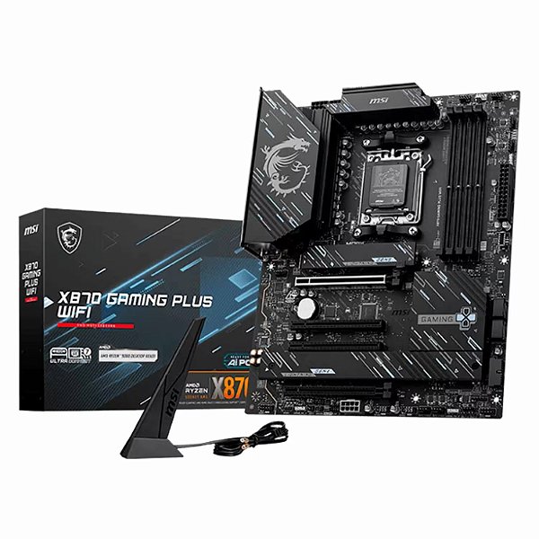 Placa Mãe MSI X870 Gaming Plus WiFi DDR5 AM5 ATX