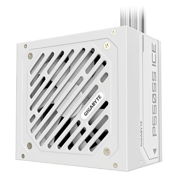 Fonte Gigabyte GP-P550SS ATX 550W 80 Plus Silver Bivolt - Preto