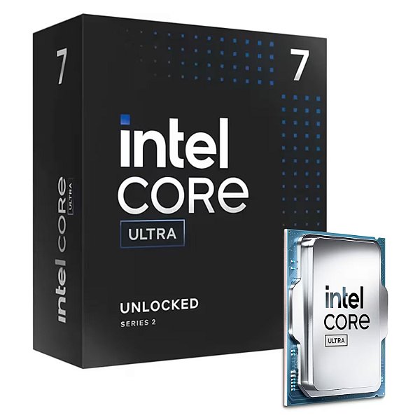 Processador Intel Core Ultra 7 265K (Series 2) "Arrow Lake" 20-Core 3.9GHz c/Turbo 5.5GHz 30MB Cache LGA 1851 - BX80768265K