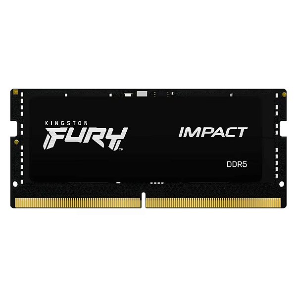 Memória RAM Kingston Fury Impact 16GB DDR5 5600MT - s para Notebook - KF556S40IB