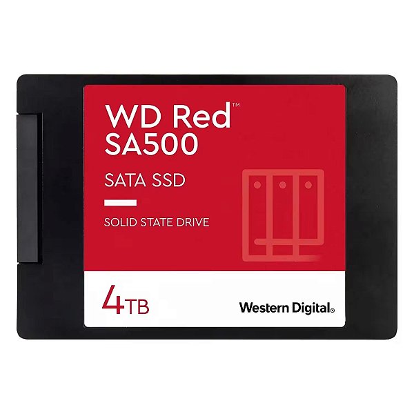SSD 4TB Western Digital WD Red SA500 SATA 2.5 560MBs/530MBs - WDS400T2R0A