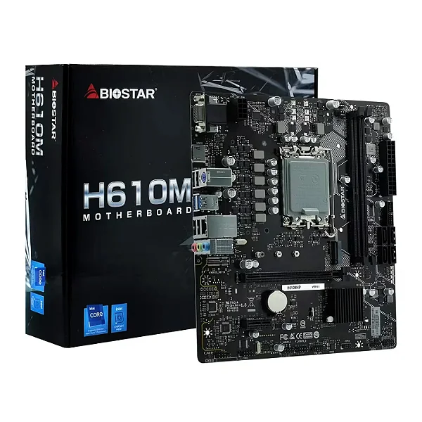 Placa Mãe Biostar H610MHP DDR4 LGA 1700 Micro-ATX