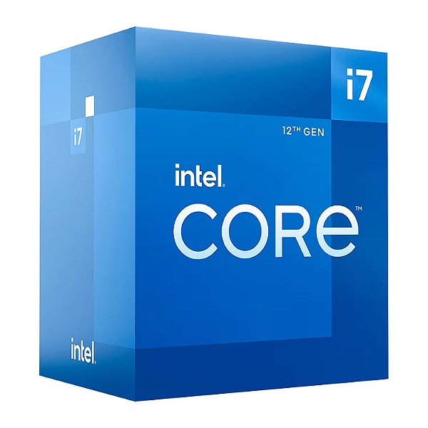 Processador Intel Core i7-12700 Socket LGA 1700 12 Core 20 Threads 2.1GHz e 4.9GHz Turbo Cache 25MB