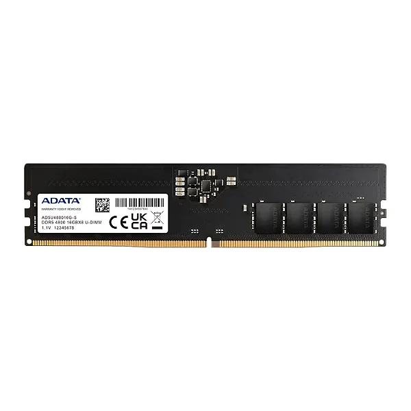 Memoria RAM Adata 16GB - DDR5 - 4800MHz - 1x16GB - AD5U480016G-S