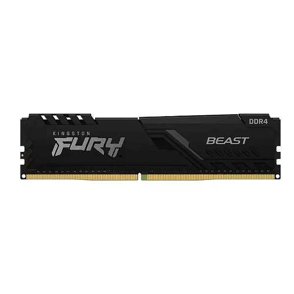 Memória RAM Kingston Fury Beast 16GB DDR4 3600MHz - Preto KF436C18BB - 16