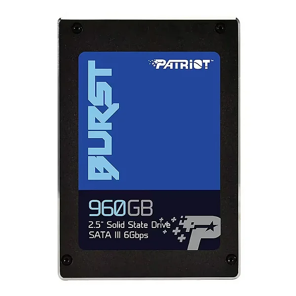 SSD 960GB Patriot Burst Elite SATA 2.5 450MBs/320MBs - PBE960GS25SSDR