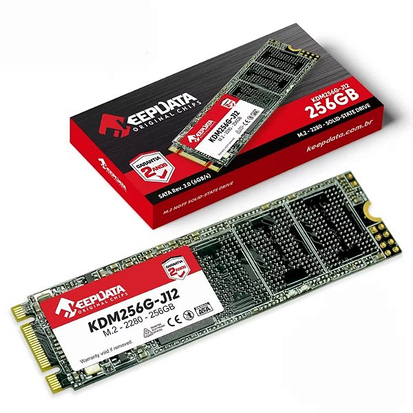 SSD M.2 Keepdata 256GB SATA 3 - KDM256G-J12
