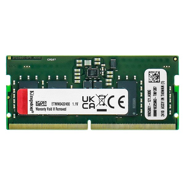 Memória RAM Kingston 8GB DDR5 5600 MHz - KCP556SS6-8