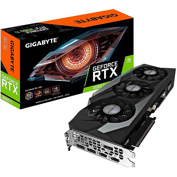 Placa de Vídeo Gigabyte GeForce 3080 Ti GAMING OC 12G 12GB GDDR6X 384-bit - GV-N308TGAMING OC-12GD-G10