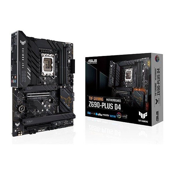 Placa Mãe Asus TUF Gaming Z690-Plus D4 LGA 1700 ATX DDR4