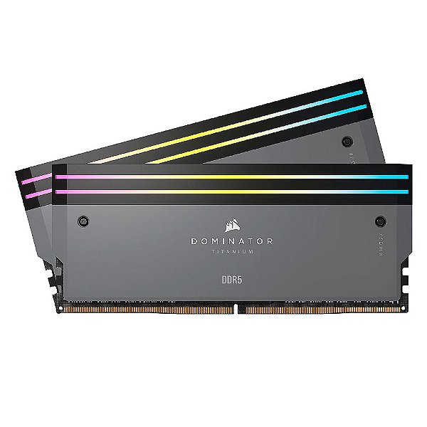 Memória Corsair Dominator Titanium RGB 64GB (2x32GB) DDR5 6000MHz - CMP64GX5M2B6000Z30W