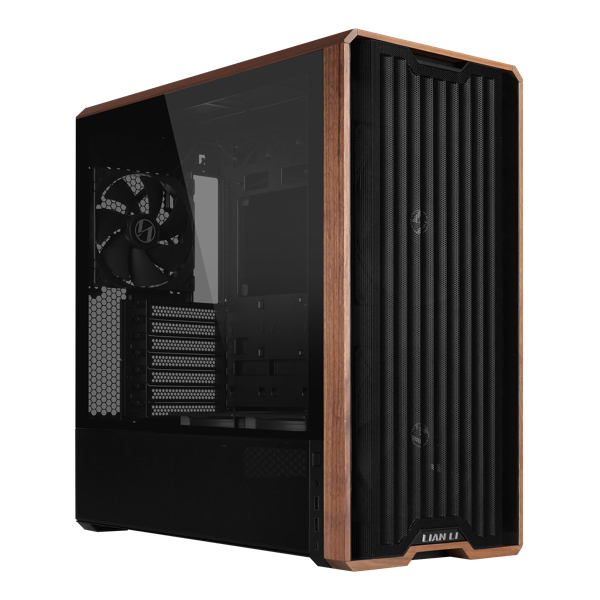 Gabinete Lian Li Lancool 217 Mid-Tower 5 Fans Madeira Preto - LAN217X