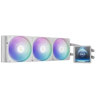 Water Cooler Gamdias Aura GL360 LCD Branco 360MM - AURA-GL360-LCD-WH