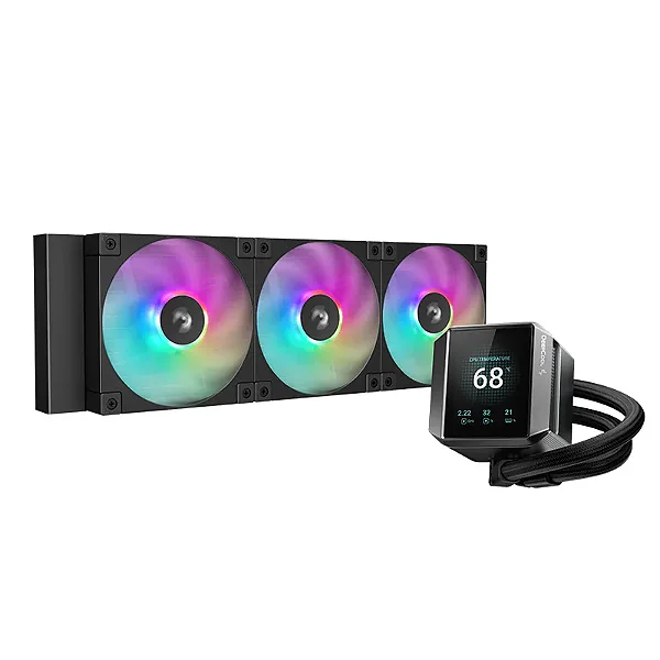 WATER COOLER DEEPCOOL ANTI-LEAK ARGB MYSTIQUE 360 PRETO