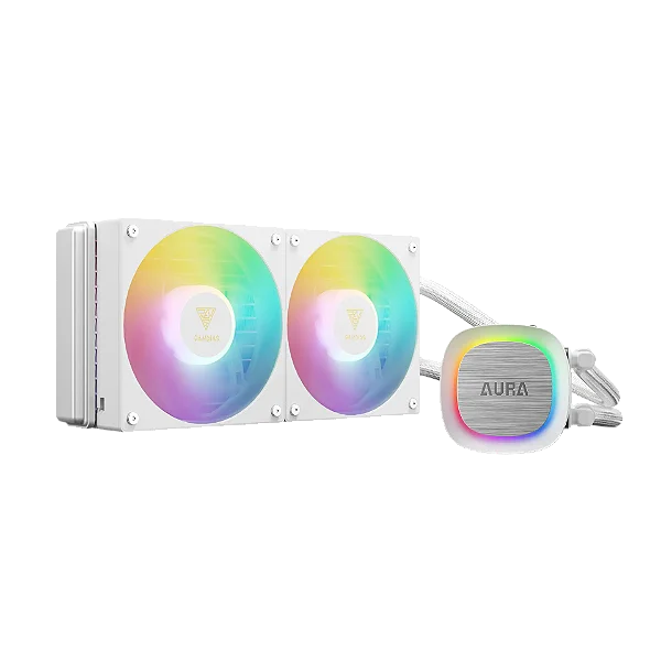 WATER COOLER GAMDIAS AURA GL 240 V2 BRANCO
