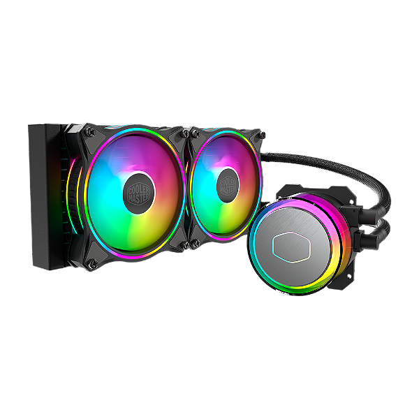 Water Cooler para Processador Cooler Master MasterLiquid ML240 Illusion MLX-D24M-A18P2-R1 RGB - Preto
