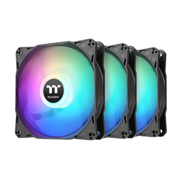 Kit Fan Thermaltake TT LE120 ARGB Sync Black 3x120mm