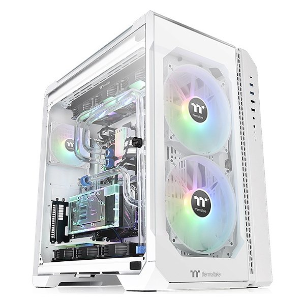 Gabinete Gamer Thermaltake View 51 TG Snow ARGB Full Tower 3 Vidros 2x200mm ARGB - CA-1Q6-00M6WN-00