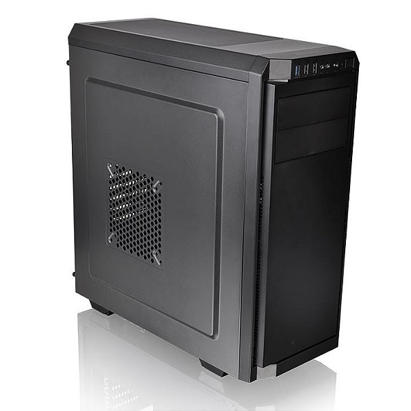 Gabinete Gamer Thermaltake V100 Perforated Black Mid Tower ATX - CA-1K7-00M1NN-01