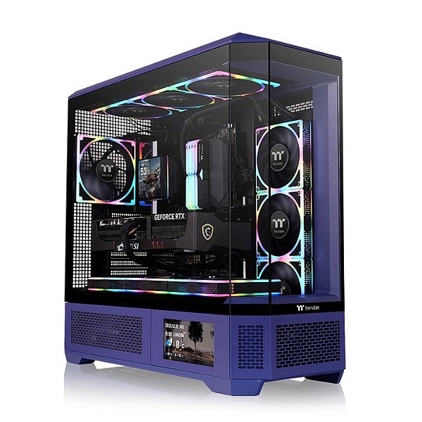 Gabinete Gamer Thermaltake View 600 TG Future Dusk Full Tower 4 Vidros Temperados - CA-11H-00FNWN-00