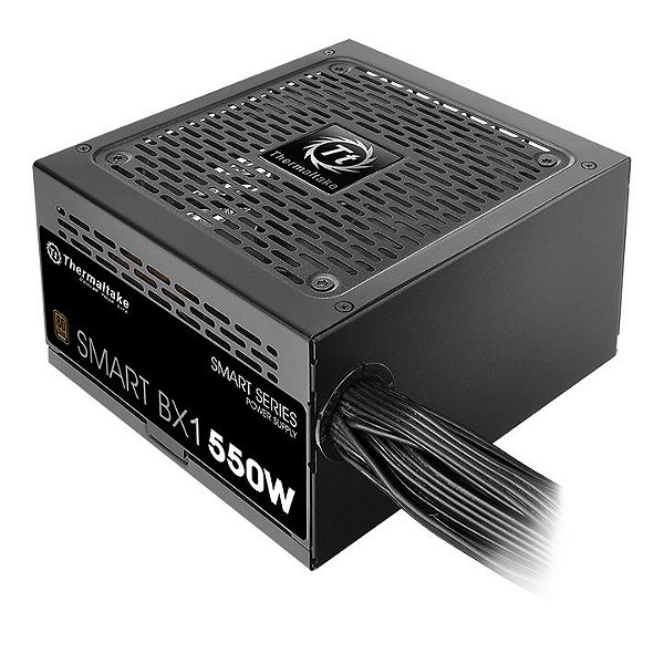 Fonte Thermaltake Smart BX1 550W Black 80 Plus Bronze ATX Non-Modular - PS-SPD-0550NNFABB-1