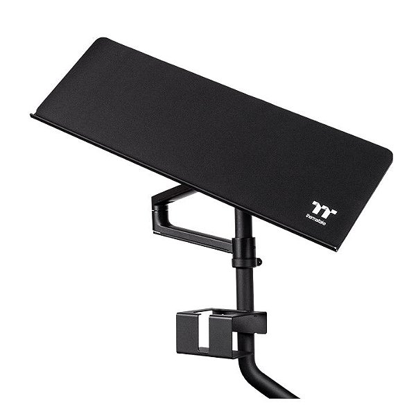 Bandeja Ergonômica Thermaltake para Teclado e Mouse Cockpit GR500/GF500 Preta Ajuste de Ângulo e Altura - GSC-ACC-KBASBB-01