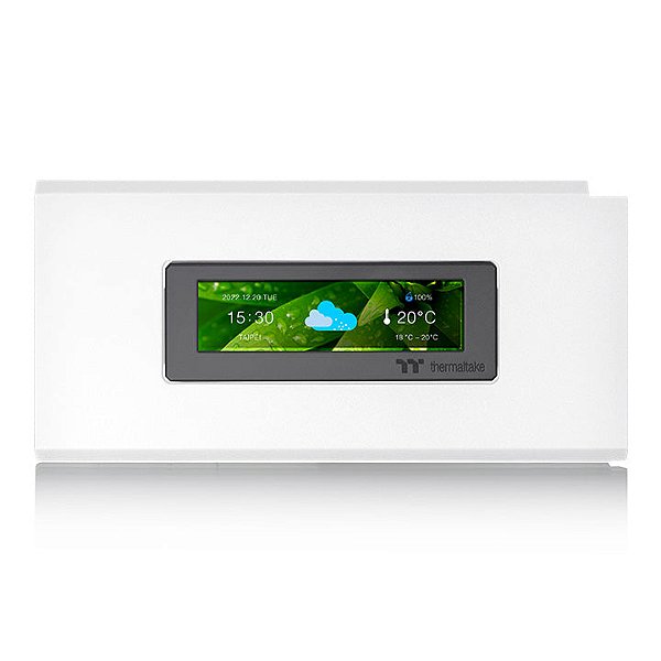 Painel LCD Thermaltake 3.9 polegadas para Gabinete Ceres Snow Branco TT RGB Plus - AC-064-OO6NAN-A1