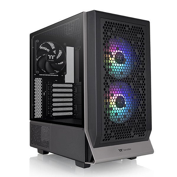 Gabinete Gamer Thermaltake Ceres 300 TG ARGB Black Mid Tower Vidro Temperado 3 Fans CT140 ARGB - CA-1Y2-00M1WN-00
