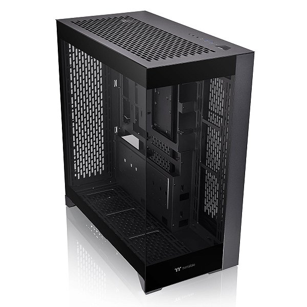 Gabinete Gamer Thermaltake CTE E660 MX Black Mid Tower Dual Chamber Hidden-Connector Vidro Temperado - CA-1Y3-00M1WN-01
