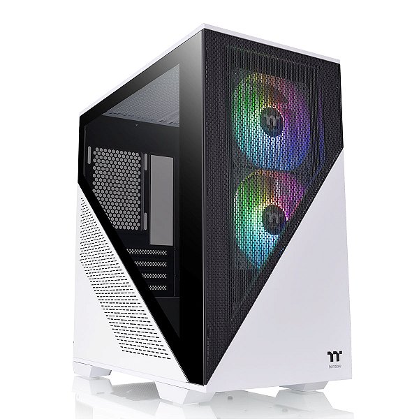 Gabinete Thermaltake Divider 170 TG Snow ARGB Micro-ATX Vidro Temperado 2x120mm ARGB - CA-1S4-00S6WN-00