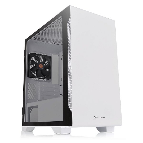 Gabinete Thermaltake S100 TG Snow Micro-ATX Vidro Temperado com Fonte 600W - CA-3Q9-60S6WZ-00