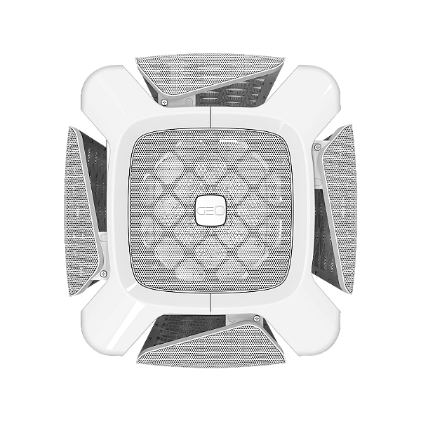 Gabinete Gamer Geometric Future Model 2 The Ark Mesh Branco Sem Fan - GEO-M2-MW