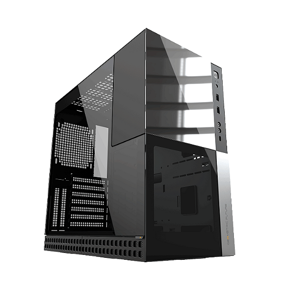 Gabinete Gamer Geometric Future Model 4 Caliburn Preto Sem Fan - GEO-M4-CAL