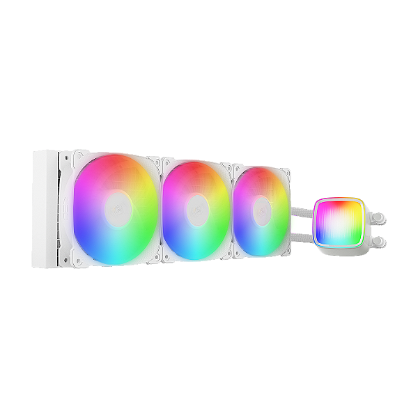 Water Cooler Geometric Future Eskimo Pro 360mm RGB Branco - GEO-EP-36W