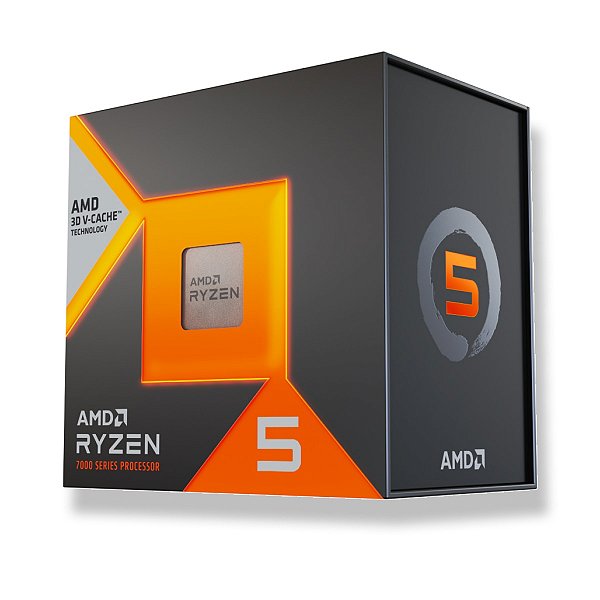 Processador AMD Ryzen 5 7600X3D "Zen 4" 4.1GHz/ 4.7GHz 6-Core 102MB AM5 - 100-100001721WOF