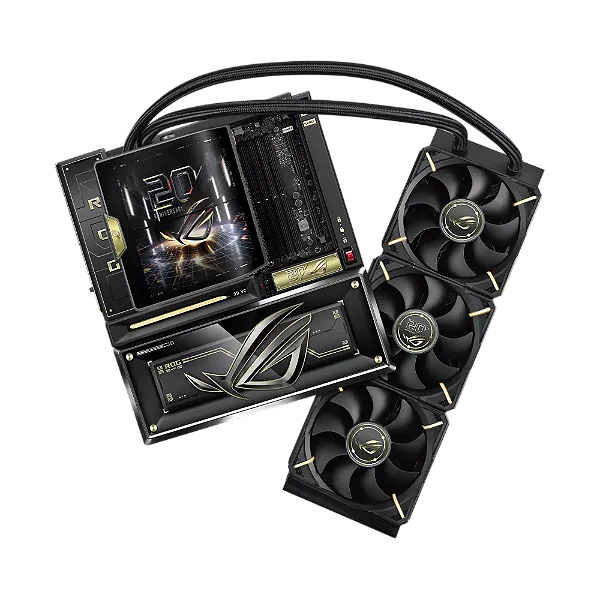 Placa Mãe ASUS ROG Crosshair X870E Edition 20 Wi-Fi 7 DDR5 AM5 E-ATX com Ryujin 360 - ROG-CROSSHAIR-X870E-EDITION-20