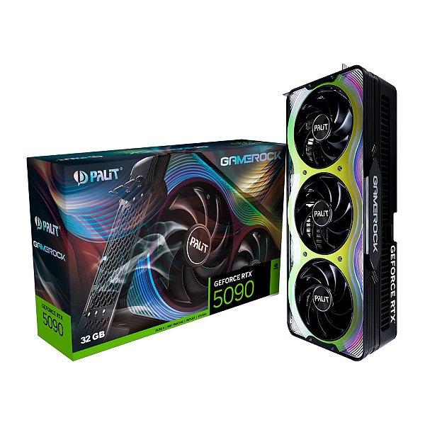 Placa de Vídeo Palit GeForce RTX 5090 32GB GDDR7 512-bit - NE75090019R5-GB2020G