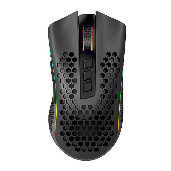 Mouse Gamer Redragon Storm PRO RGB Wireless Preto S/f - M808-KS